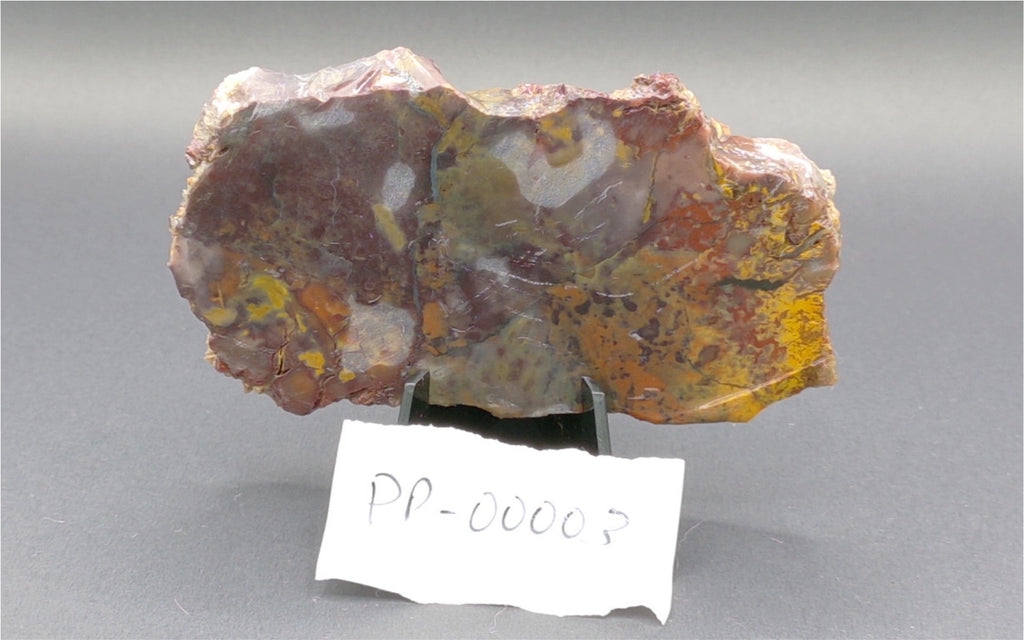 Haystack Butte Jellybean Jasper Slab 4x2" 1/4" Thick Oregon PP-00003