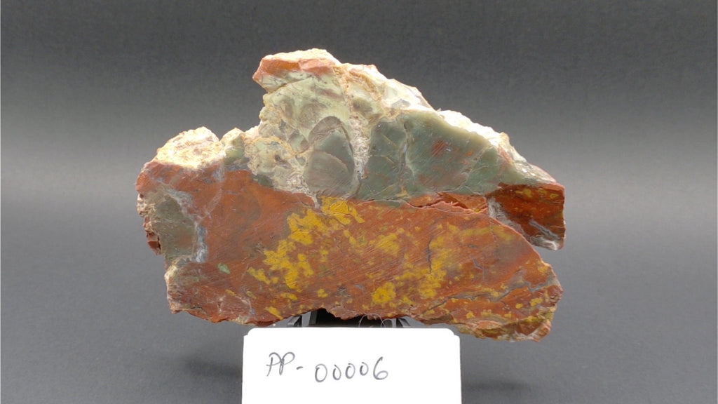 Haystack Butte Jellybean Jasper 4" x 2" x .25"+ Slab PP-00006
