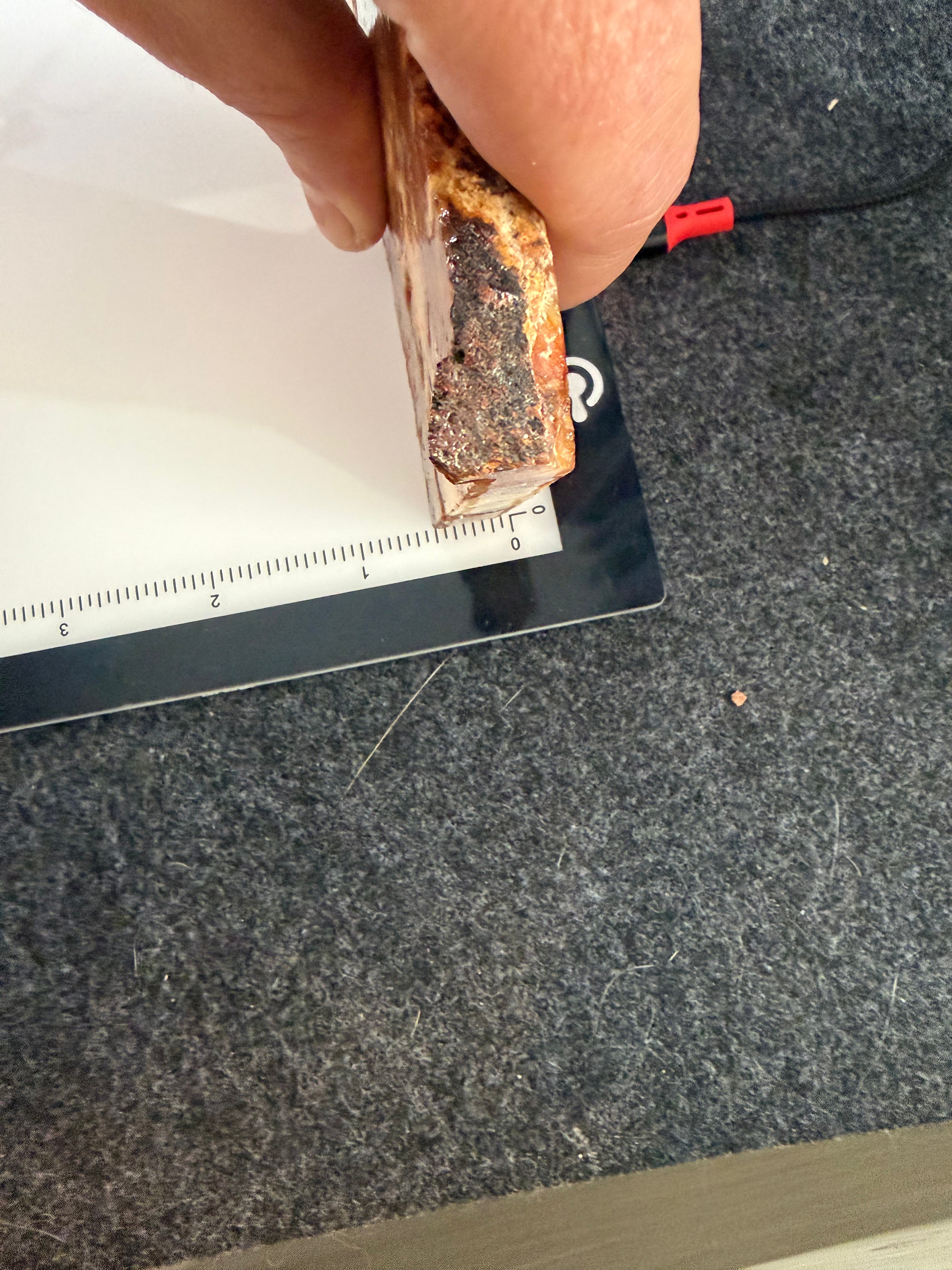 Graveyard Point Plume Agate Slab 5" x 3" x 3/8" - 7.675 oz (218 gram)  — PP-00004
