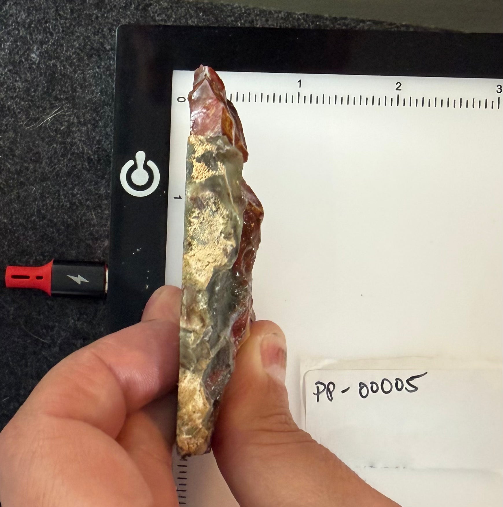 Haystack Butte Jellybean Jasper 2.25"x3.75"x~3/8" slab - PP-00005