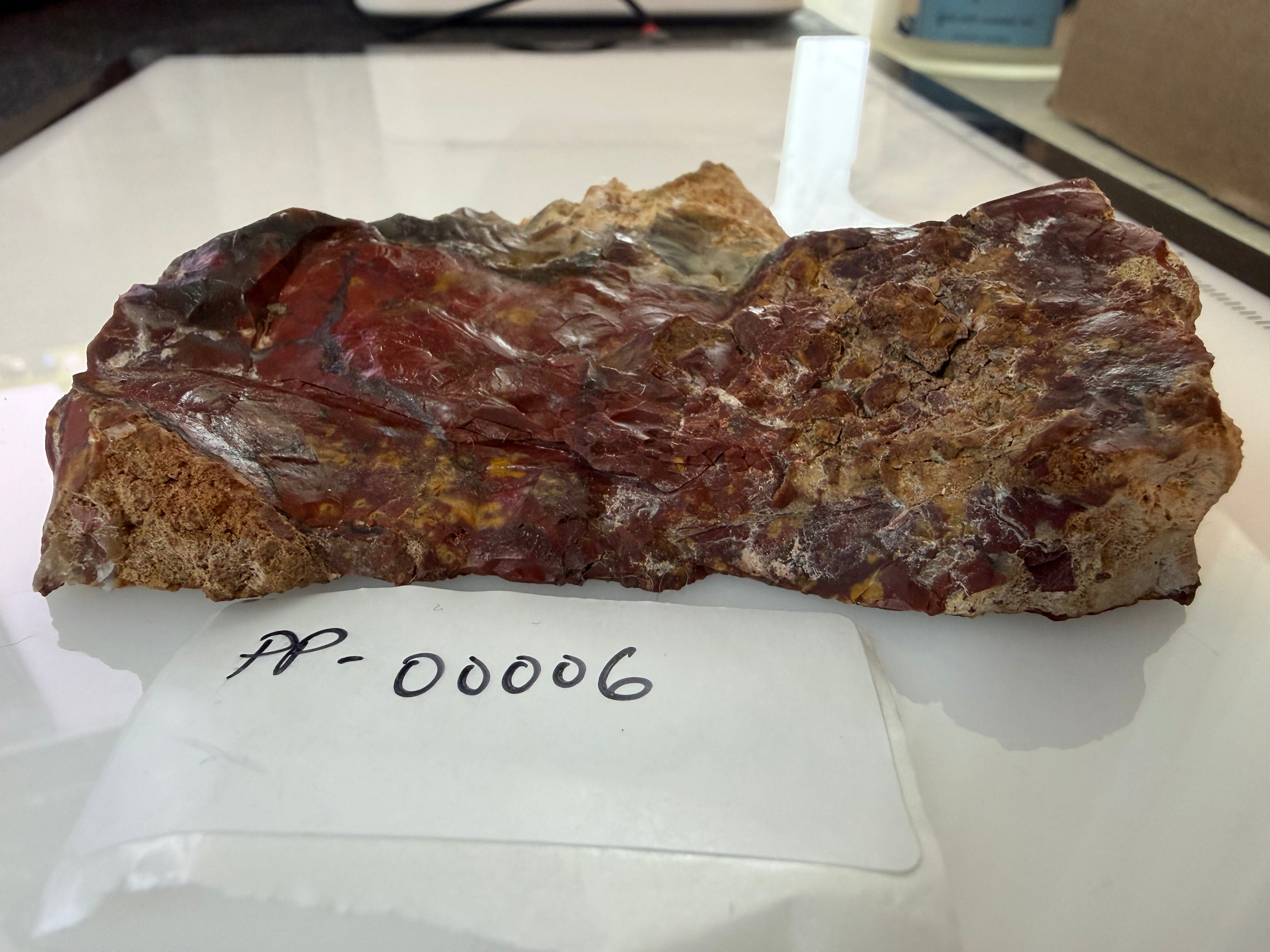 Haystack Butte Jellybean Jasper 4" x 2" x .25"+ Slab PP-00006