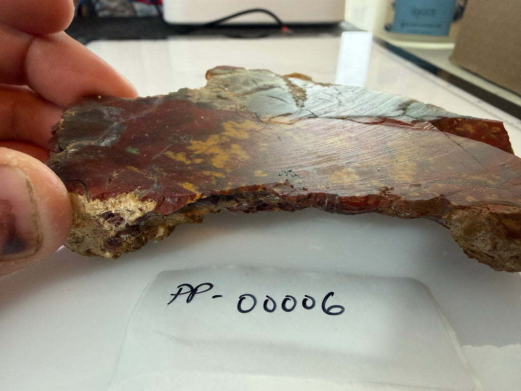 Haystack Butte Jellybean Jasper 4" x 2" x .25"+ Slab PP-00006