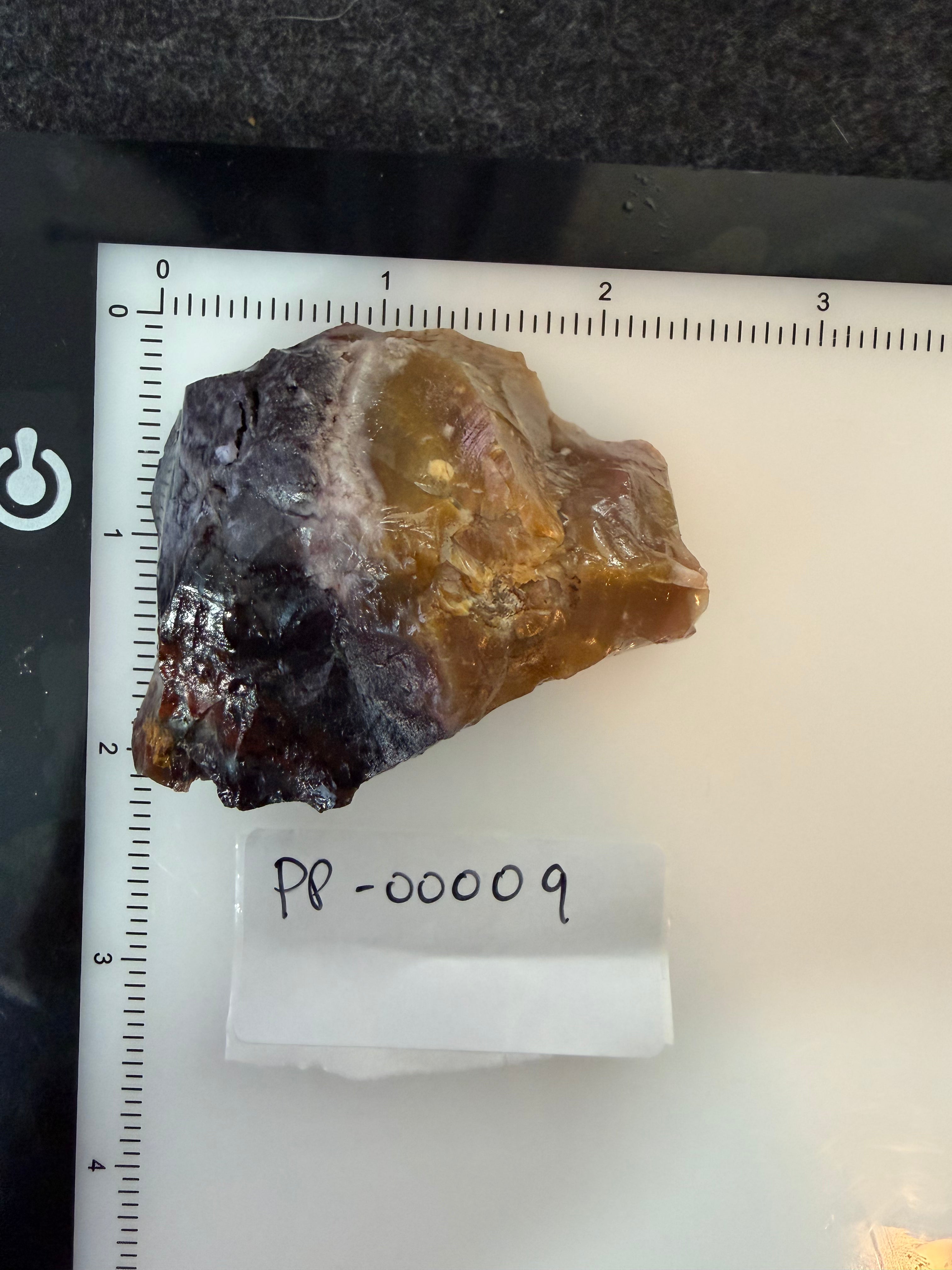 Jellybean Jasper Agate Nodule Half 2.25x2" 3.252 oz Haystack Butte Oregon PP-00009