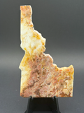 Idaho Magnet - Hand Carved From Natural Plume Agate