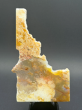 Idaho Magnet - Hand Carved From Natural Plume Agate (IPAM2)